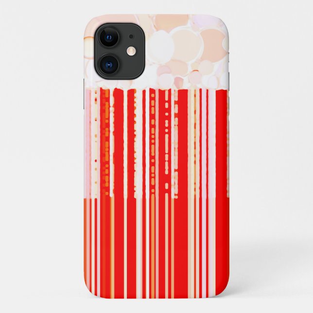 Coques Case-Mate iPhone Rouge et blanc rustique (Dos)