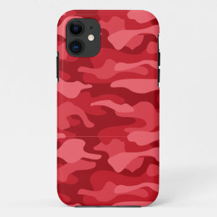 Case-Mate iPhone Case Rouge Impérial Camo Monocolore