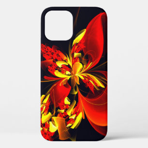 Case-Mate iPhone Case Rouge Jaune Floral Moderne Résumé Modèle Art #10