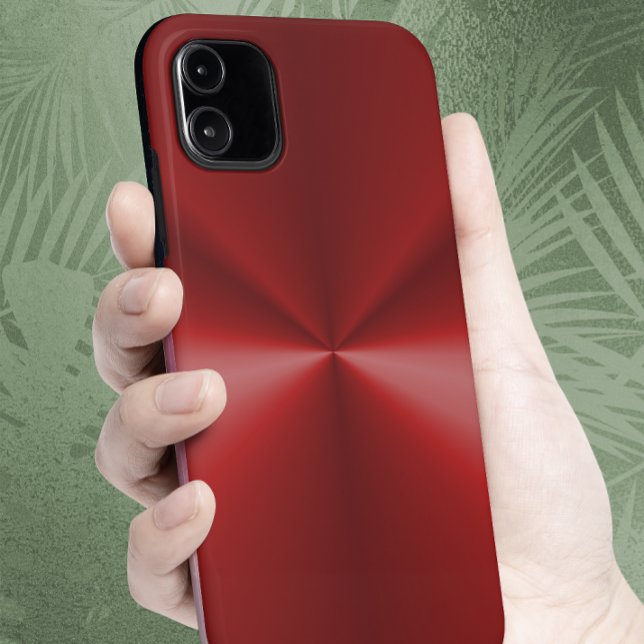 Coques Case-Mate iPhone Rouge métallique (Créateur téléchargé)