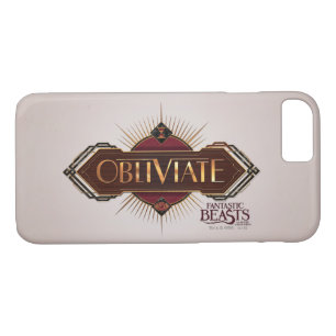 Case-Mate iPhone Case Rouge & Or Art Déco Obliviate Spell Graphisme