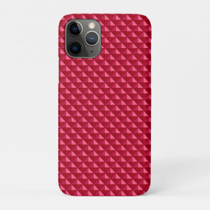 Coque Case-Mate Pour iPhone Rouge rubis, look émail, grille cloutée
