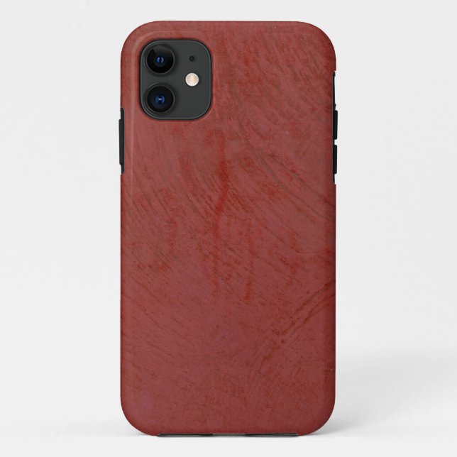 Coques Case-Mate iPhone Rouge Uni (Dos)