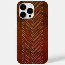 Rouille Brown moderne Tribal African Flèches