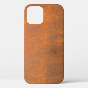 Case-Mate iPhone Case Rouille noire, texture métallique gros plan.
