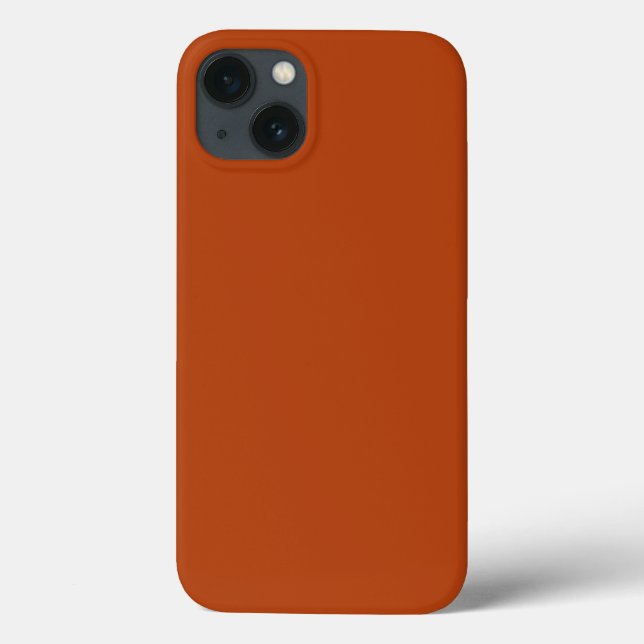 Coques Case-Mate iPhone Rouille solide brun (Verso)