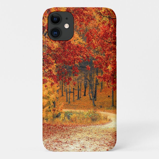 Coques Case-Mate iPhone Route d'automne (Dos)