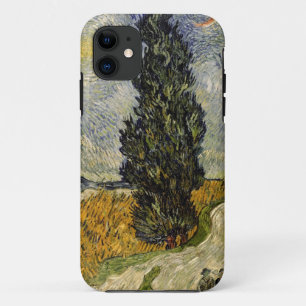 Coque Case-Mate Pour iPhone Route de Vincent van Gogh avec des cyprès, 1890
