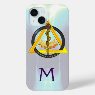 COQUE POUR iPhone 15 ROUTE DU MONOGRAMME DENTISTE ASCLEPIUS