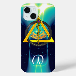 COQUE POUR iPhone 15 ROUTE DU MONOGRAMME DENTISTE ASCLEPIUS