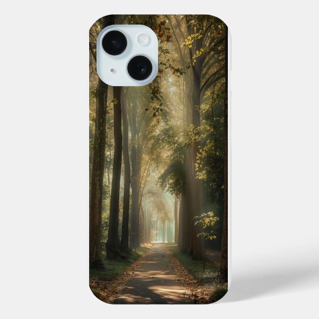 Coques Case-Mate iPhone Route Éthérée Sous Les Arbres (Verso)
