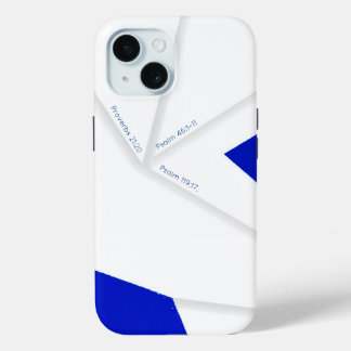 COQUE POUR iPhone 15 ROYAL BLUE ORIGAMI