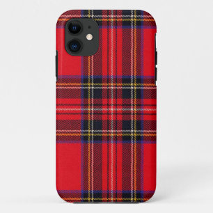 Etui iPhone Case-Mate Royal Stewart tartan rouge noir plaid