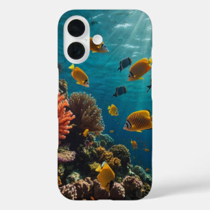 Coques iPhone 16 Royaume de corail
