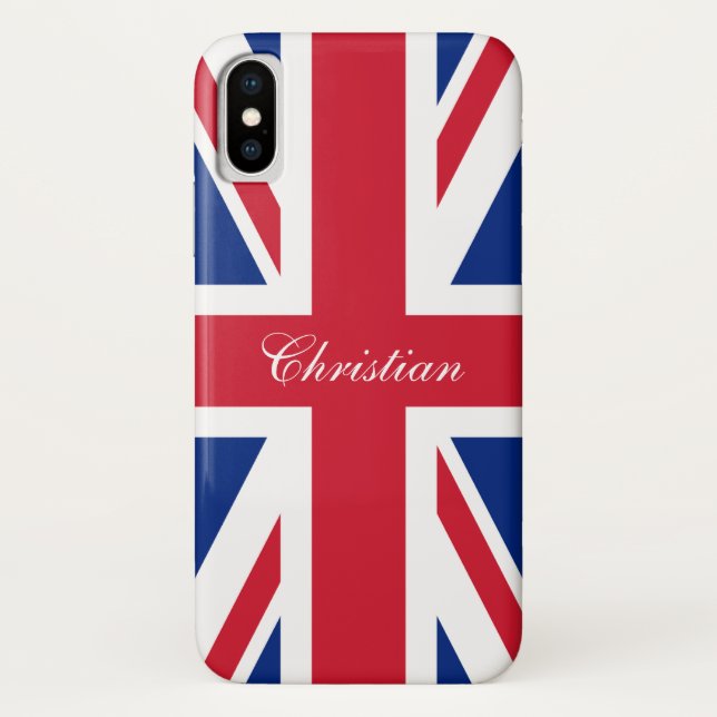 Coques Case-Mate iPhone Royaume-Uni British Flag Union Jack (Dos)
