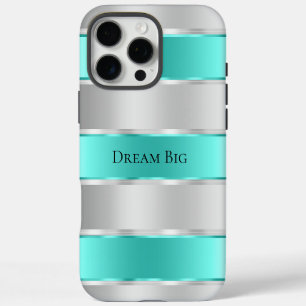 Coques iPhone 16 Pro Max Ruban à menthe chic Glam