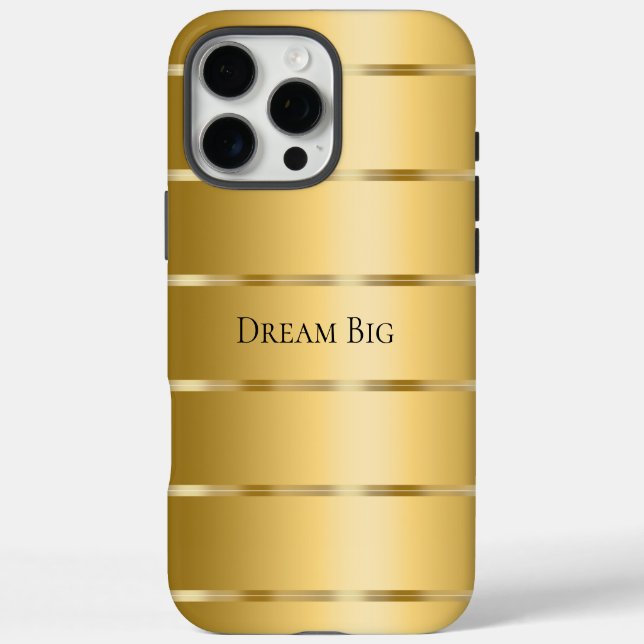 Coques Case-Mate iPhone Ruban Glam Gold (Verso)