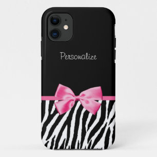 Case-Mate iPhone Case Ruban noir et blanc à la mode de rose d'impressio