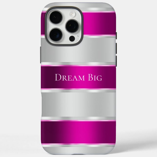 Coques Case-Mate iPhone Ruban rose chic Glam Lver (Verso)