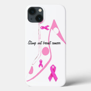 iPhone 13 Case Ruban rose de cancer du sein
