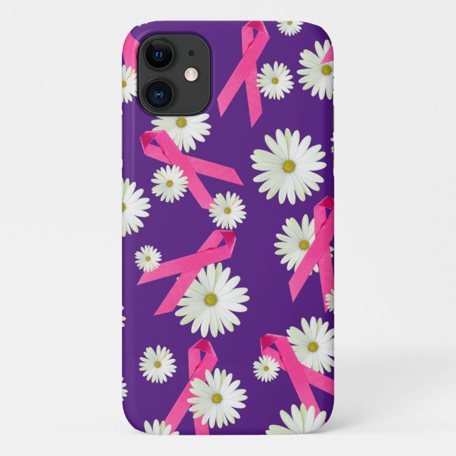 Coques Case-Mate iPhone Ruban rose de sensibilisation au cancer du sein (Dos)