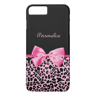 Coque Case-Mate Pour iPhone Ruban rose et noir à la mode de roses indien de