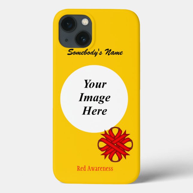 Coques Case-Mate iPhone Ruban rouge de trèfle Modèle par Kenneth Yoncich (Verso)