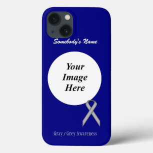 Case-Mate iPhone Case Ruban standard gris/gris Tmpl par Kenneth Yoncich