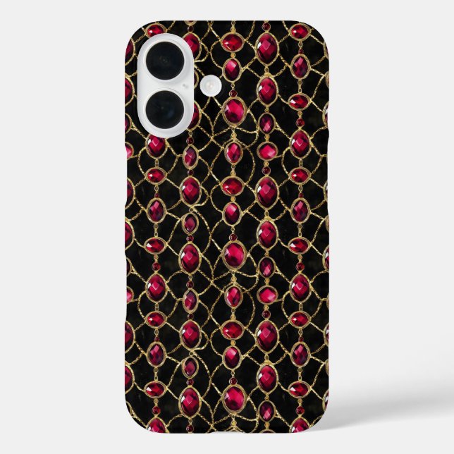 Coques Case-Mate iPhone Ruby Jewel Motif (Verso)