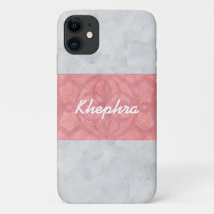 Case-Mate iPhone Case Ruddy rose Batik gris Aquarelle Nom