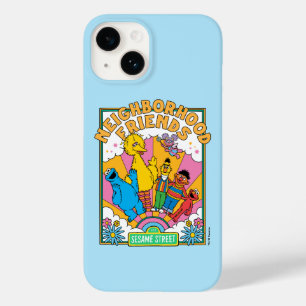 Coque Pour iPhone 14 Rue Sésame Amis de voisinage