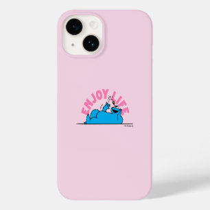 Coque Pour iPhone 14 Rue Sésame   Cookies Monster Enjoy Life