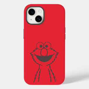 Coque Pour iPhone 14 Rue Sésame Elmo Bright