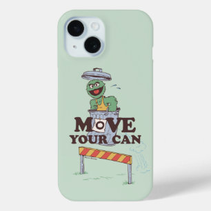 Coque Pour iPhone 15 Rue Sésame   Oscar the Grouch Move Your Can
