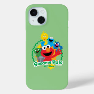 Coque Pour iPhone 15 Rue Sésame   Sesame Pals depuis 1969