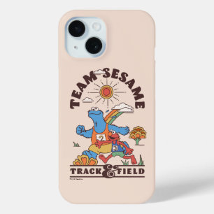 Coque Pour iPhone 15 Rue Sésame   Team Sesame Track & Field