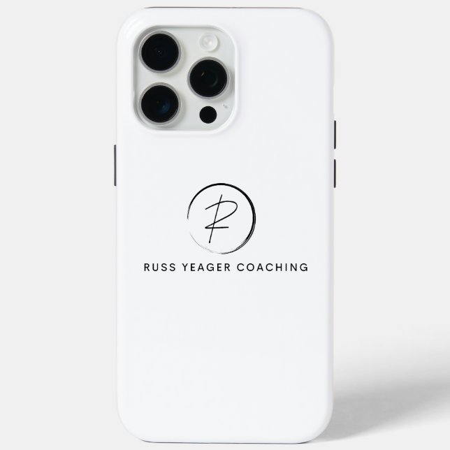 Coques Case-Mate iPhone Russ Yeager Coaching Signature Logo (Verso)