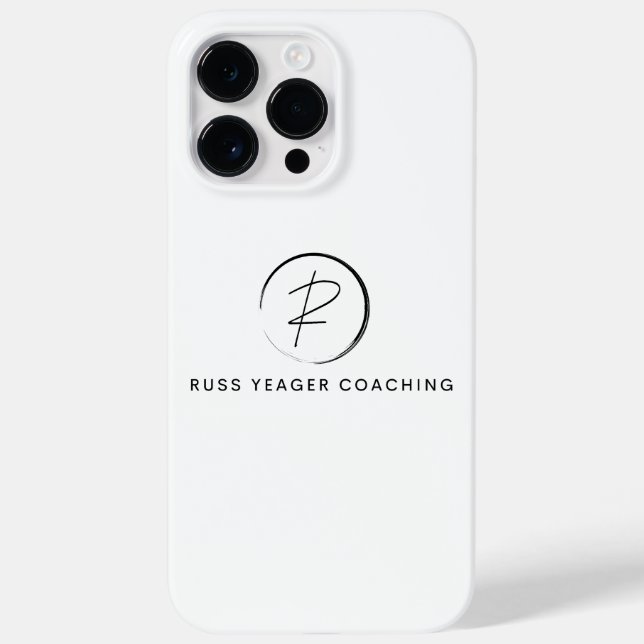 Coques Case-Mate iPhone Russ Yeager Coaching Signature Logo (Verso)