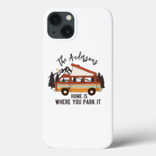 Case-Mate iPhone Case RV Camping Tent Trailer Home est l'endroit où vous