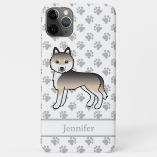 Case-Mate iPhone Case Sable Husky Sibérien Chien de Dessin Animé & Nom