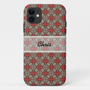 Case-Mate iPhone Case Sacoche téléphonique Brown Iphone rouge