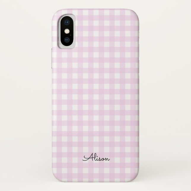Coques Case-Mate iPhone Sacoche téléphonique personnalisée Pastel Pink En  (Dos)