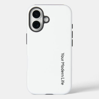 Coques iPhone 16 Sacoche téléphonique simple - Votre vie moderne