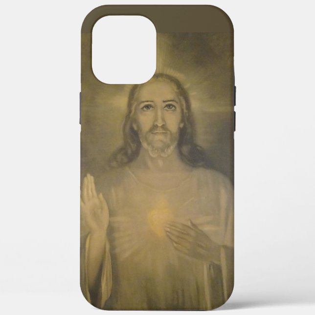 Coques Case-Mate iPhone Sacré Coeur Jésus Catholique Religieux (Verso)