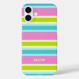 Coques iPhone 16 Plus Sacs de téléphone monochrome personnalisés Pastel 