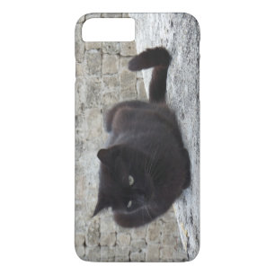 Coque iPhone 7 Plus Sacs de téléphone pour chat noir