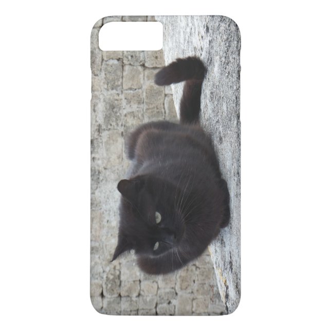 Coques Case-Mate iPhone Sacs de téléphone pour chat noir (Dos)