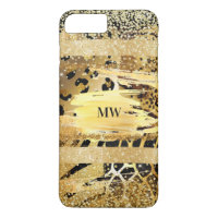 Safari motif en peau d'animal parties scintillant