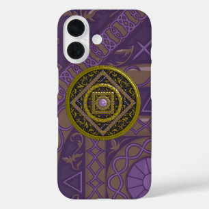 Coques iPhone 16 Sagittarius Mandala Coque-Mate