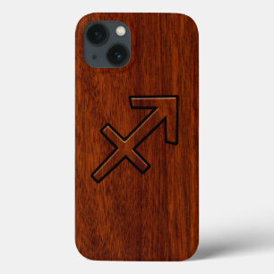 Case-Mate iPhone Case Sagittarius Zodiac Connexion Mahogany Style Brown